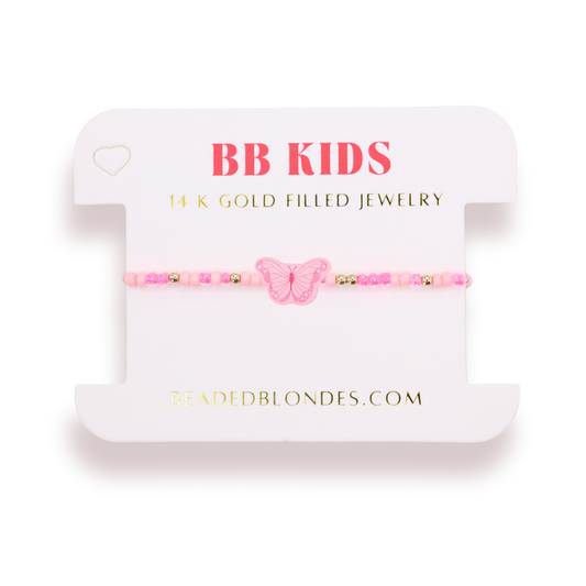 Butterfly Bracelet on Color (Kids Size)