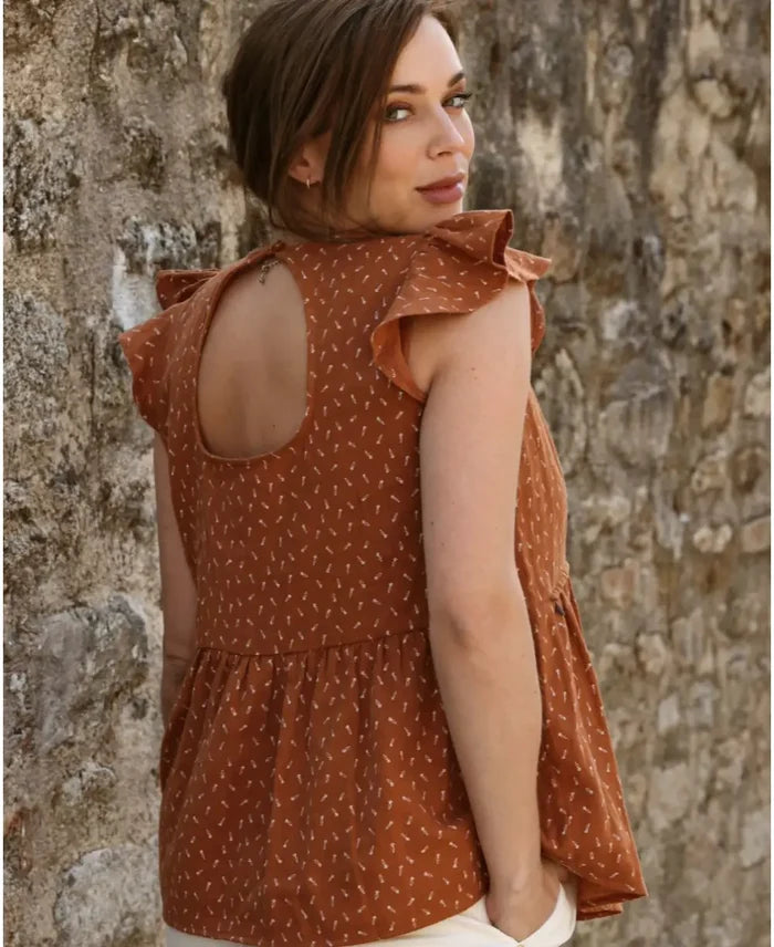 Butterfly top for pregnancy and breastfeeding Suzanne