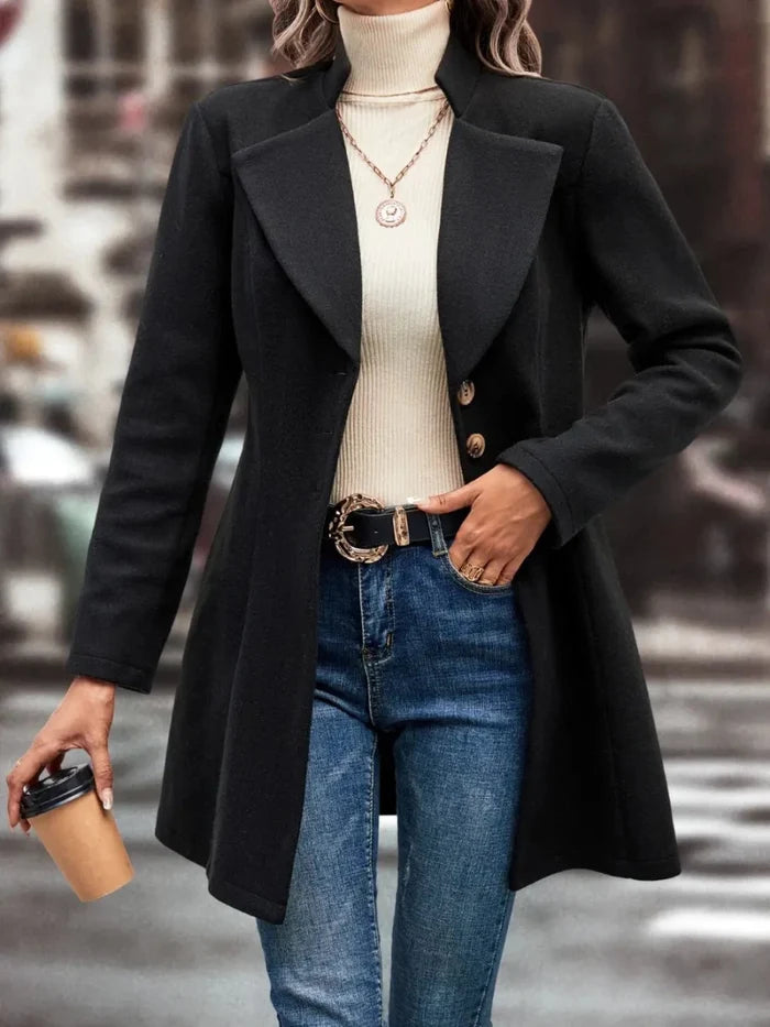 Button Up Longline Coat For Women UK - Allen Fitness | Running Shoes, Leggings & Activewear UK