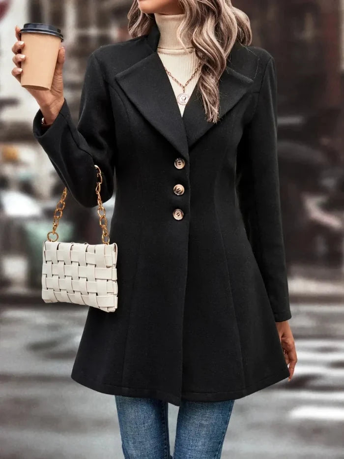 Button Up Longline Coat For Women UK - Allen Fitness | Running Shoes, Leggings & Activewear UK