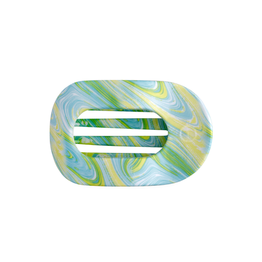 By the Sea Shore | Medium | Flat Round Hair Clip