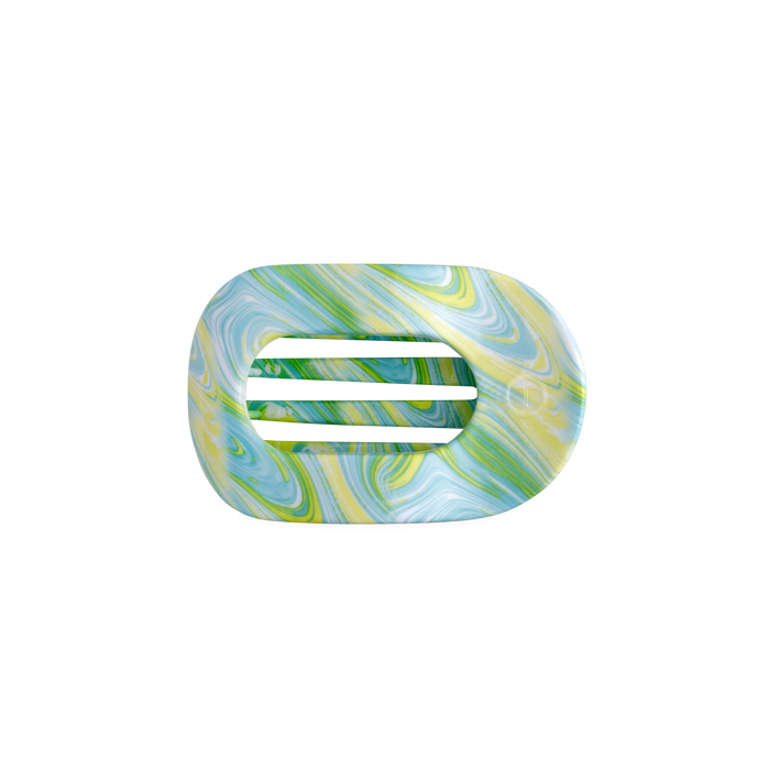 By the Sea Shore | Small | Flat Round Hair Clip