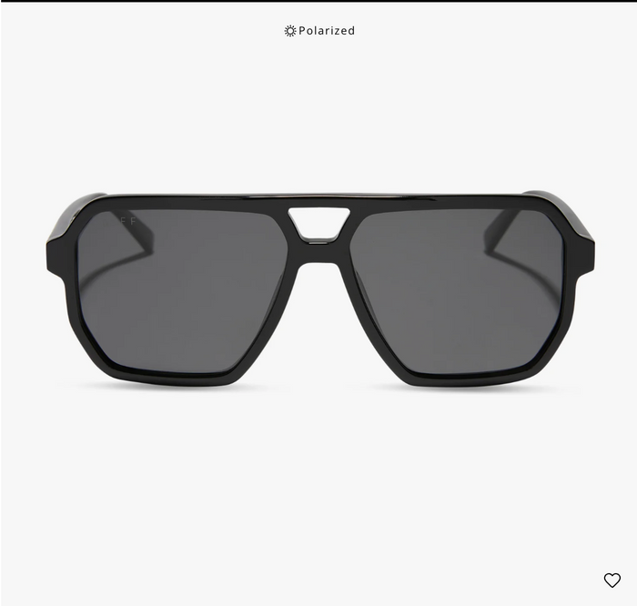 Cameron- Black + Grey Polarized