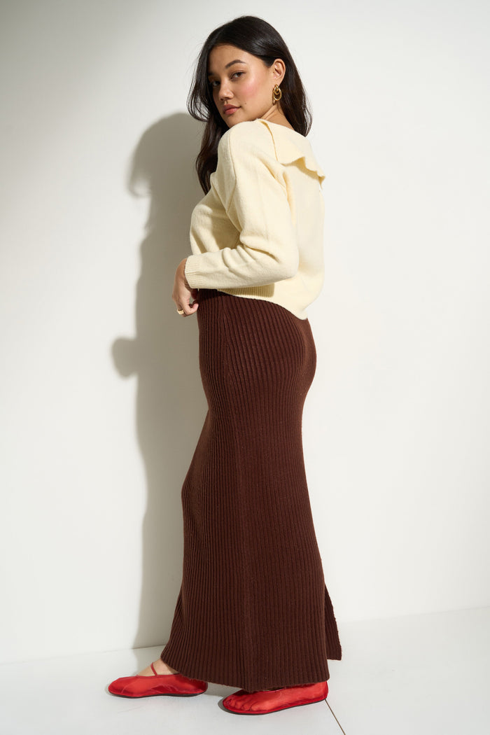 Callahan Knitwear - Camille Knit Pullover - Creme -