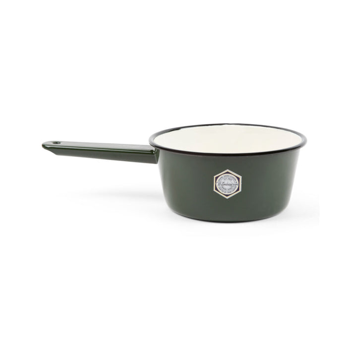 Crow Canyon Home - Camp Wandawega x CCH Sauce Pot - Forest Green & Cream -