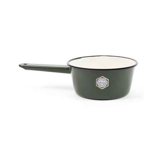Crow Canyon Home - Camp Wandawega x CCH Sauce Pot - Forest Green & Cream -