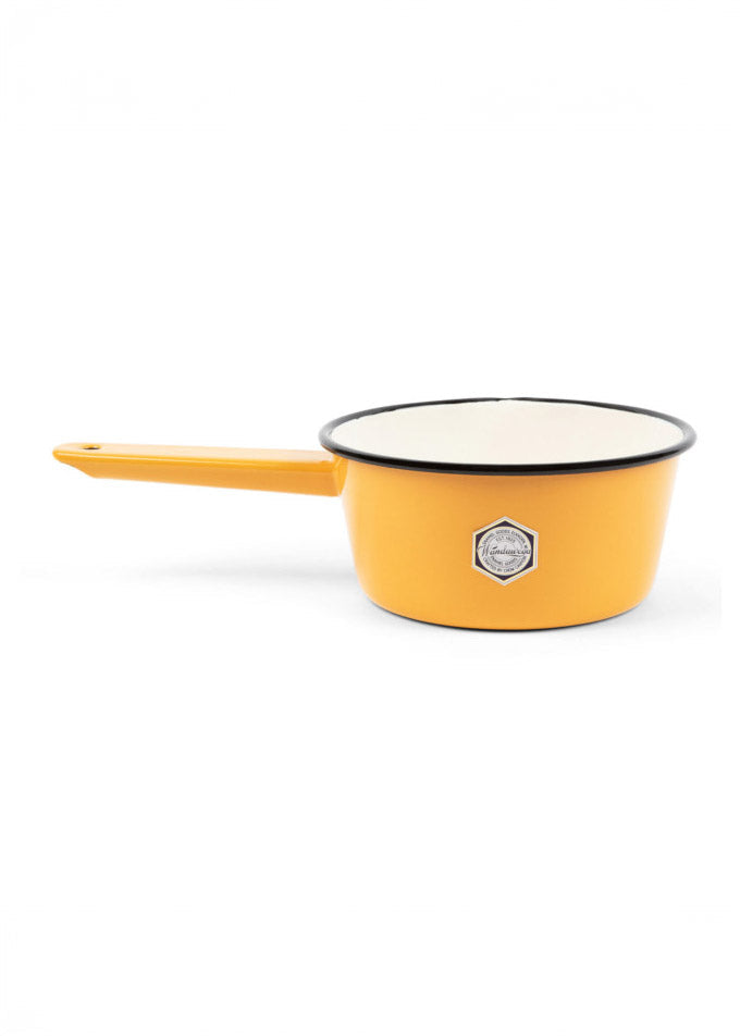 Crow Canyon Home - Camp Wandawega x CCH Sauce Pot - Mustard Yellow & Cream -
