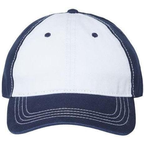 White/Light Navy / OSFA