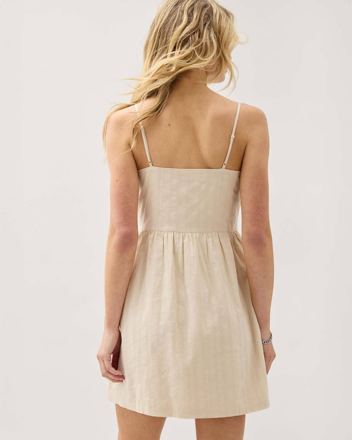 Richer Poorer - Cardiff Mini Dress - Oat Milk -
