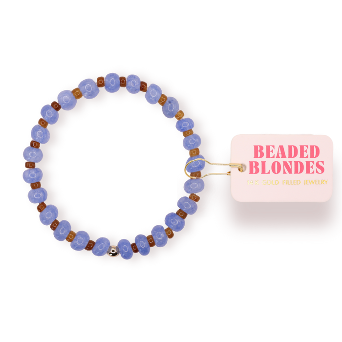 Caroline Bracelet in Blue and Brown