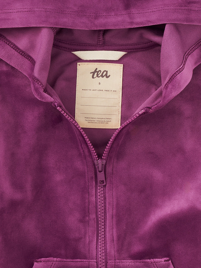 Cat Ears Velour Hoodie