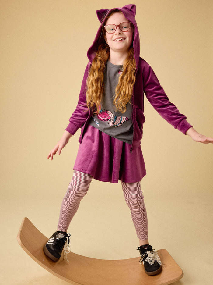Cat Ears Velour Hoodie