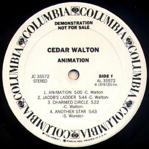Cedar Walton - Animation (1978 PROMO)