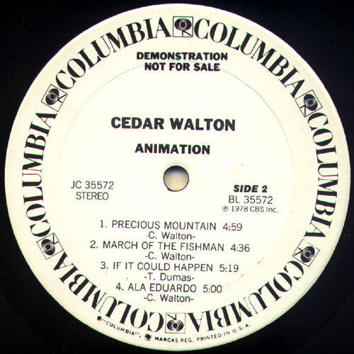 Cedar Walton - Animation (1978 PROMO)