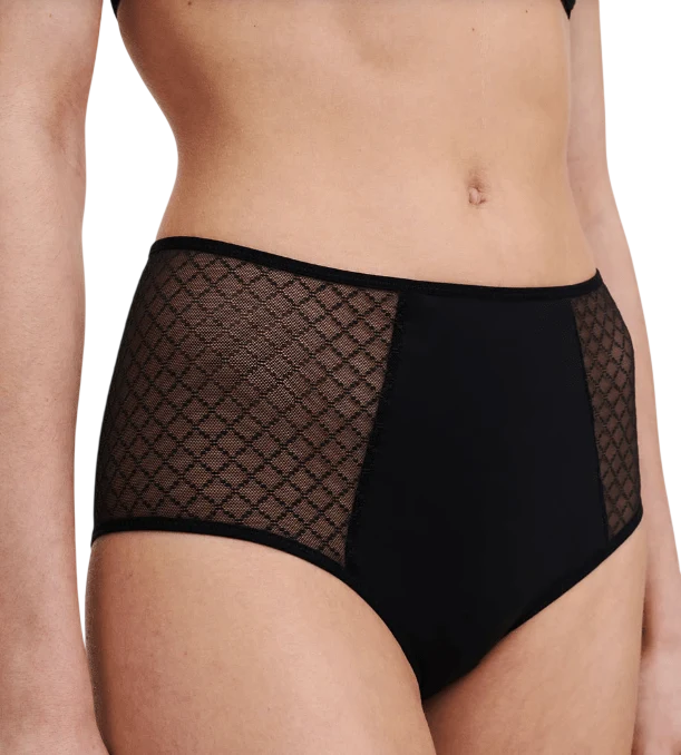 Chantelle Norah Chic High Waist Full Brief Black