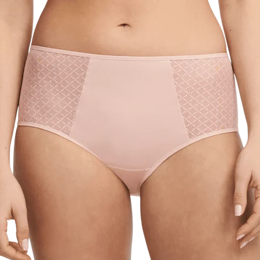 Chantelle Norah Chic High Waist Full Brief Dusty Pink