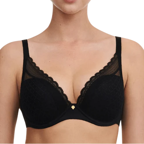 Chantelle Norah Chic Plunge T-Shirt Bra Black