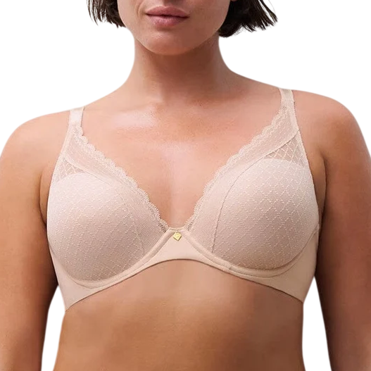 Chantelle Norah Chic Plunge T-Shirt Bra Nude