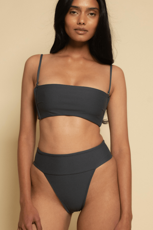 Montce - Charcoal Summer Variation Bikini Top -