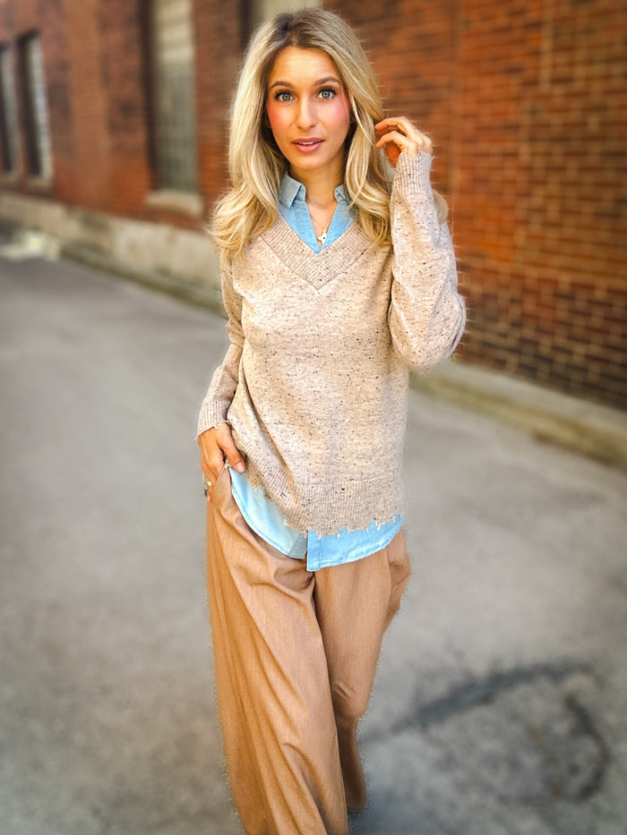 Charlie B Luxe Layers Top