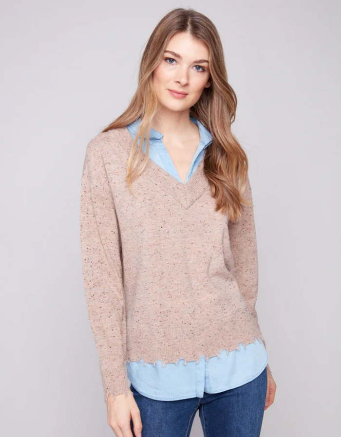 Charlie B Luxe Layers Top