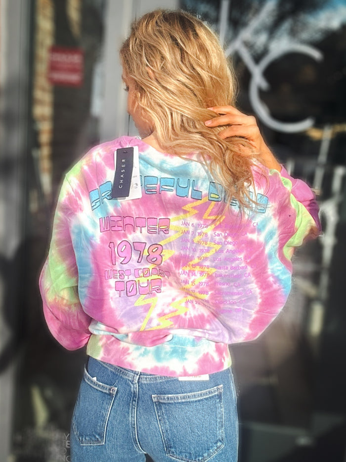 Chaser Grateful Dead Rose Logo Long Sleeve