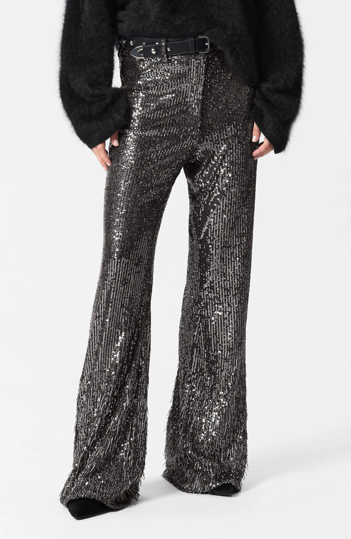 & Other Stories - Cher Sequin Trousers - Grey -