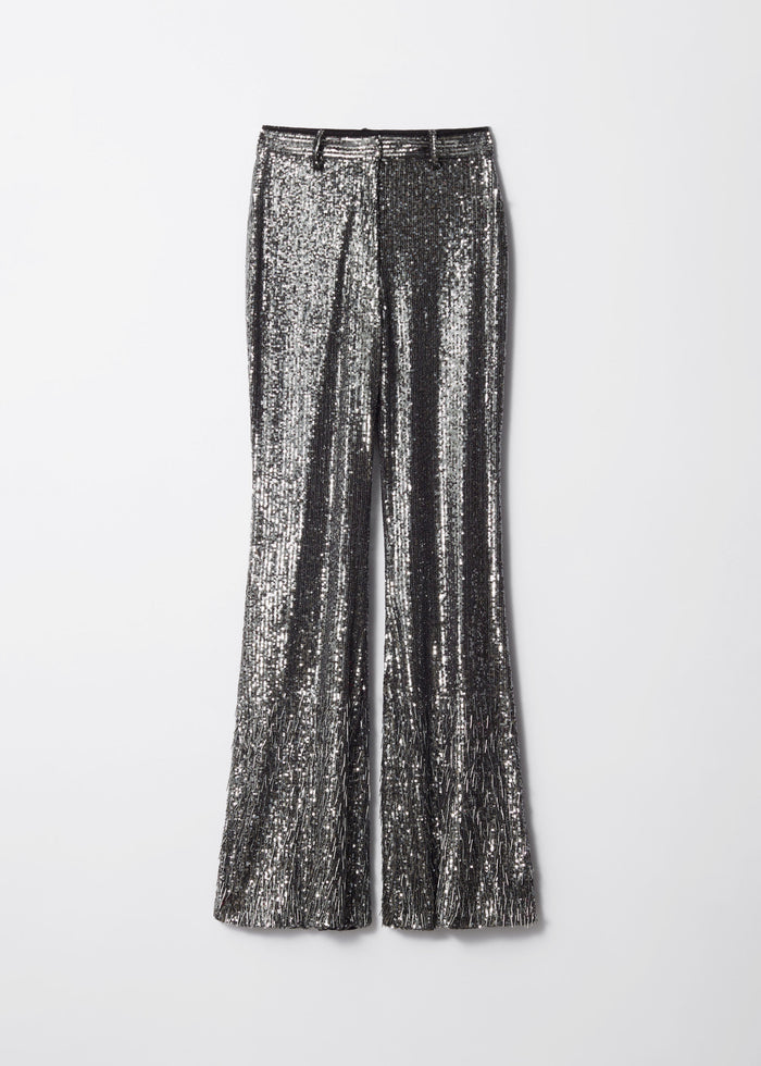 & Other Stories - Cher Sequin Trousers - Grey -