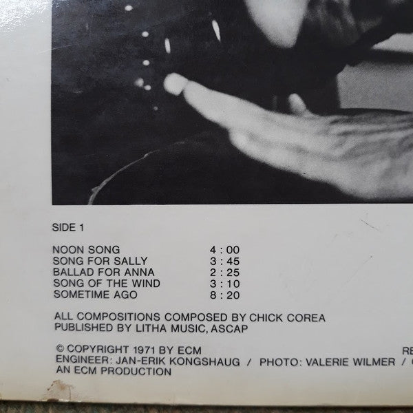 Chick Corea - Piano Improvisations Vol. 1 (1971 German Press)