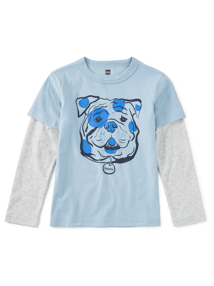 Chippy the Bulldog Layered Tee