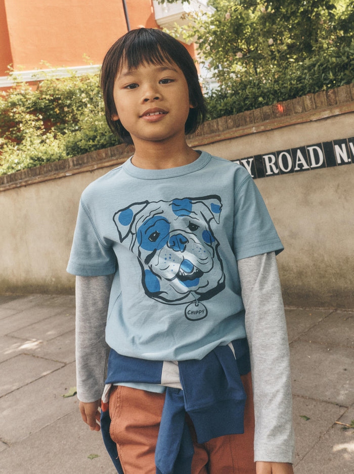 Chippy the Bulldog Layered Tee