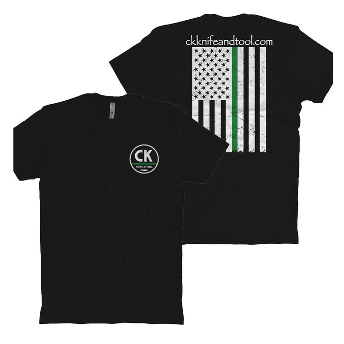 S / Black/Green Stripe