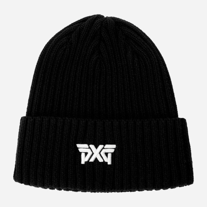 PXG Classic Knit Cuff Beanie in Black, product photo 2