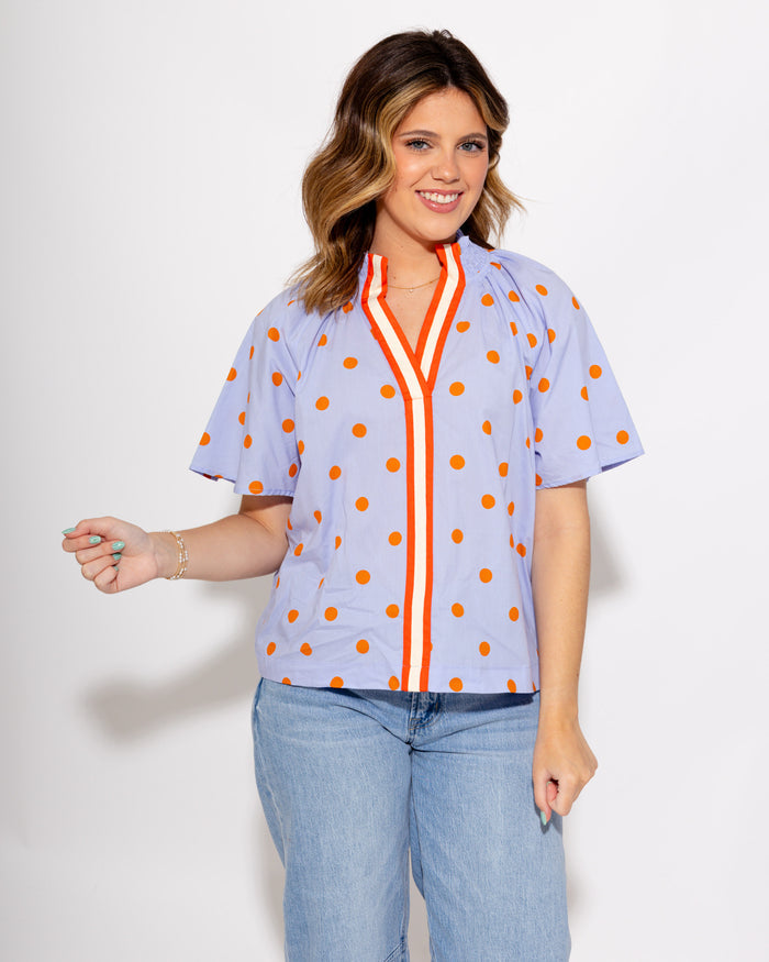 Classroom Classic Polka Dot Top