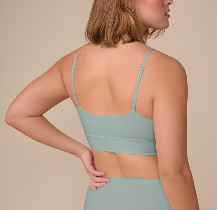 Harper Wilde - Cloud Cotton Triangle Bralette - Seaglass -