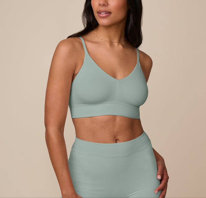 Harper Wilde - Cloud Cotton Triangle Bralette - Seaglass -