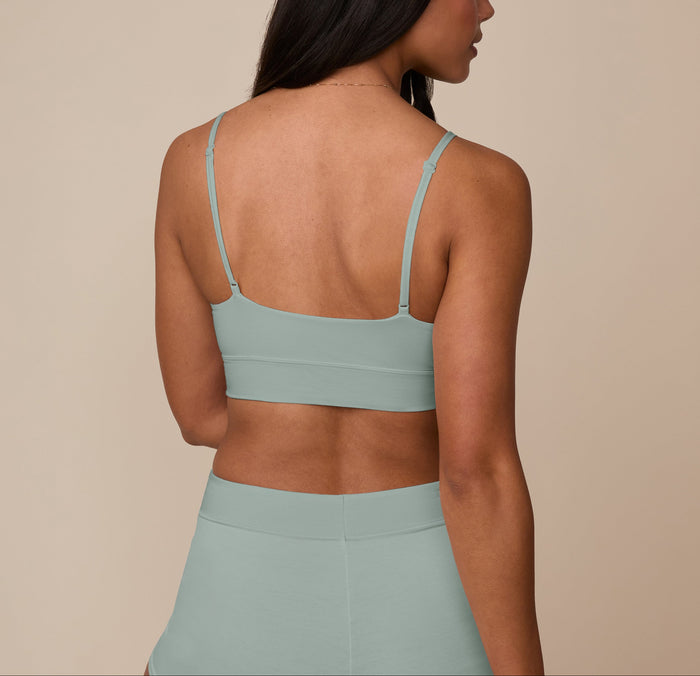Harper Wilde - Cloud Cotton Triangle Bralette - Seaglass -
