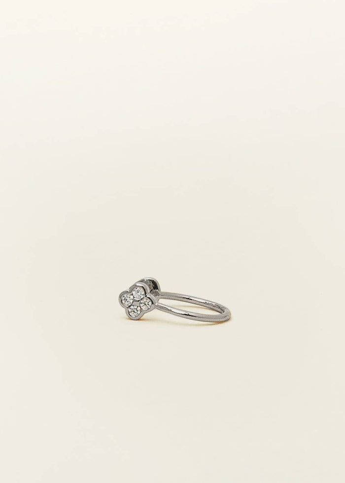 Aiori - Clover Ear Cuff - Silver -