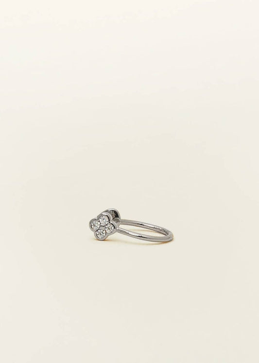 Aiori - Clover Ear Cuff - Silver -