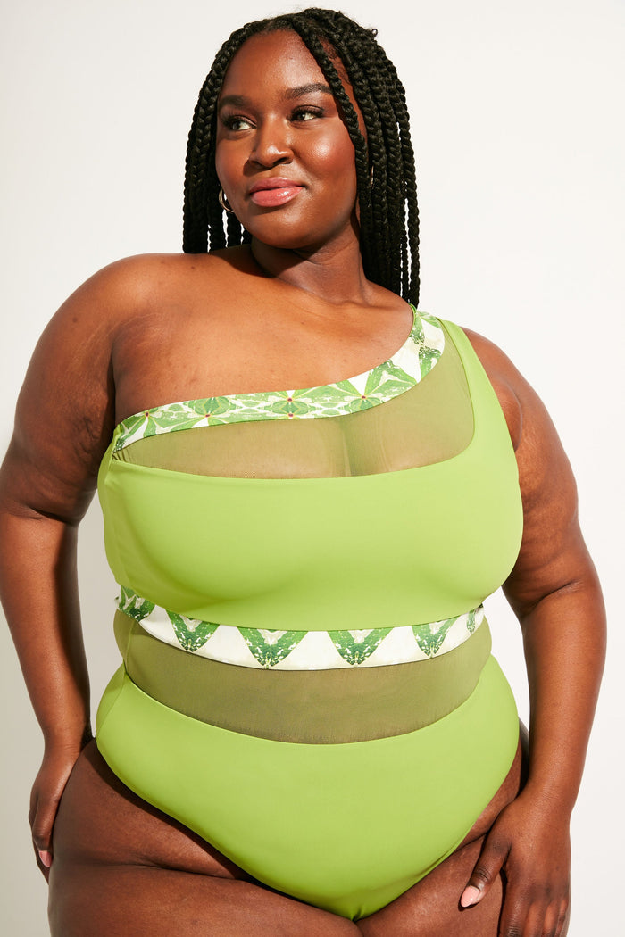 Nomads Swimwear - Coast One Piece II - Pothos/Nephrite -