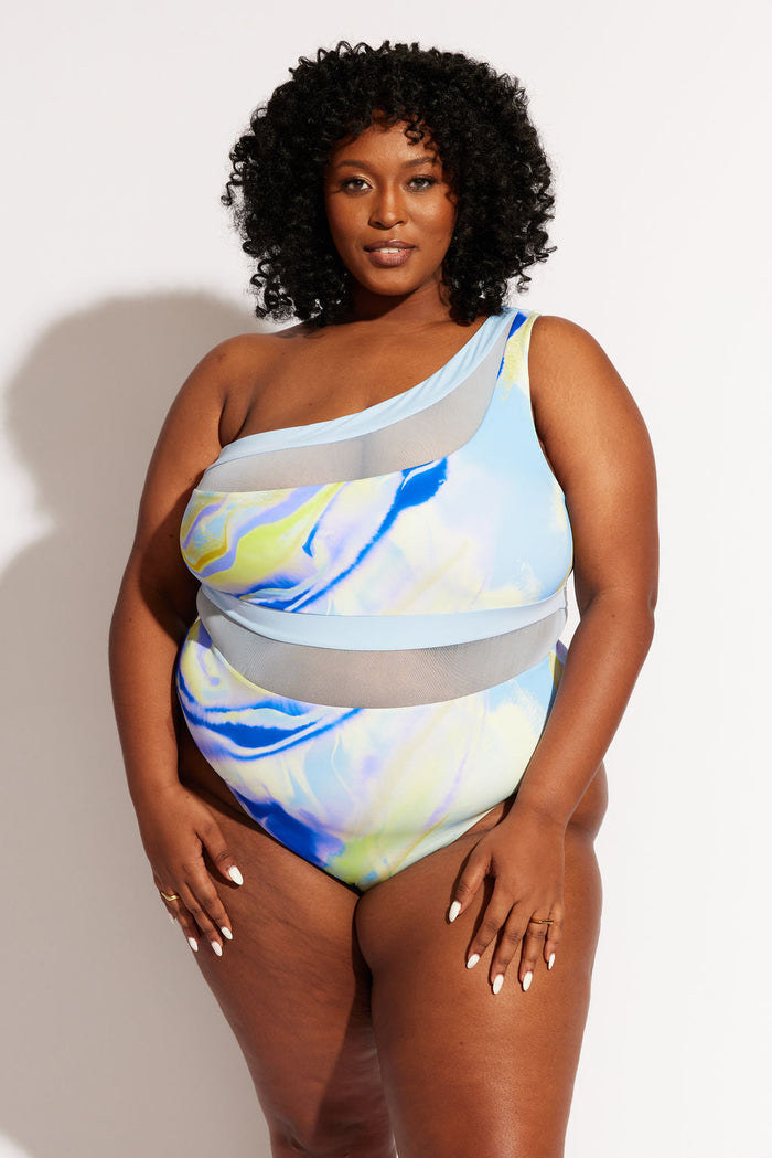 Nomads Swimwear - Coast One Piece II - Sky/Geode -