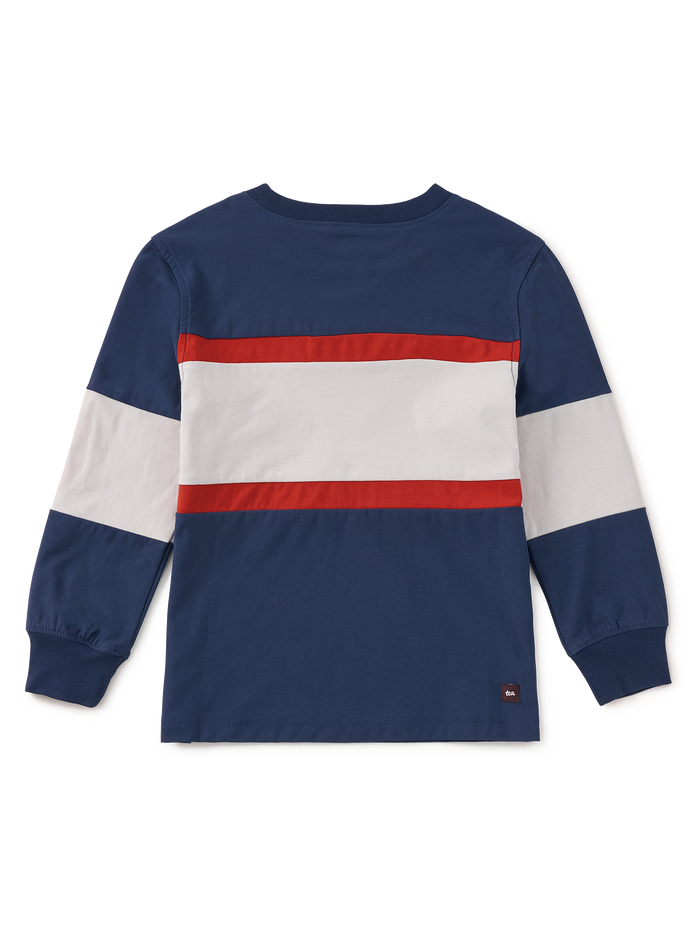 Colorblock Rugby Top