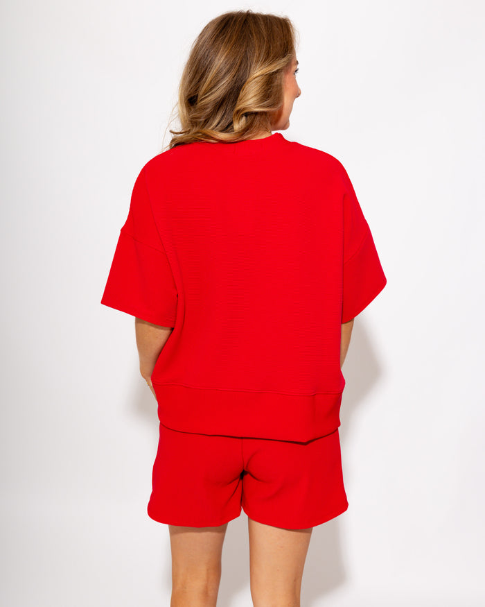 Comfy Chic Set in Ruby