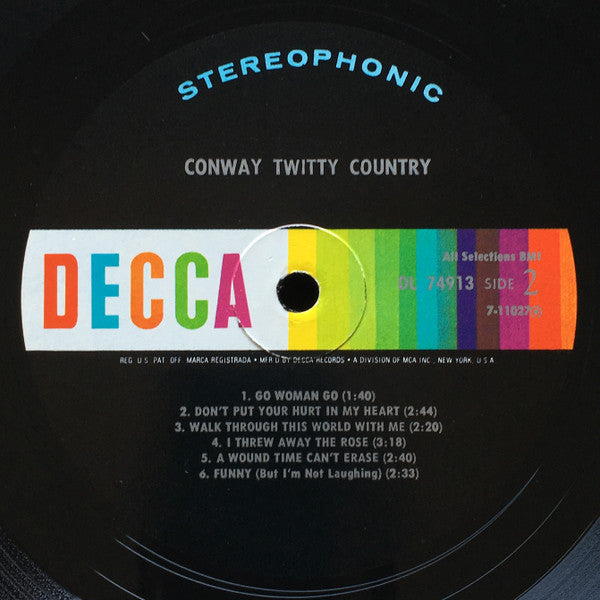 Conway Twitty - Country (LP) [US] 1st