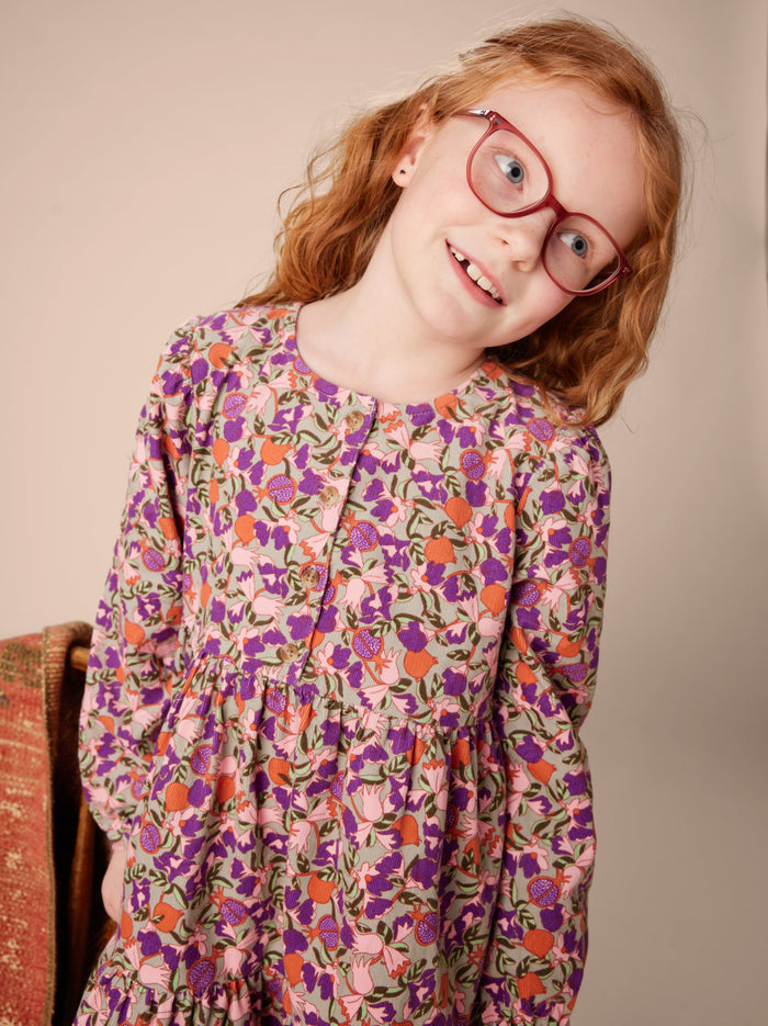 Corduroy Henley Shirtdress