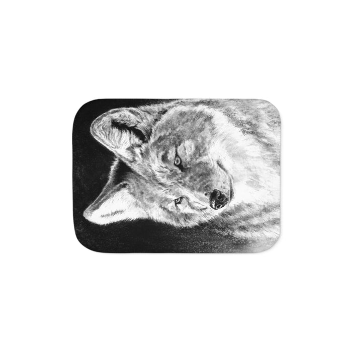 "Coyote II" Sherpa Blanket.
