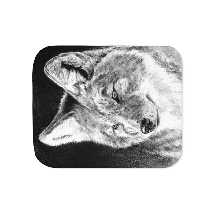 "Coyote II" Sherpa Blanket.