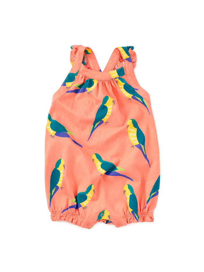 Cross-Back Baby Romper