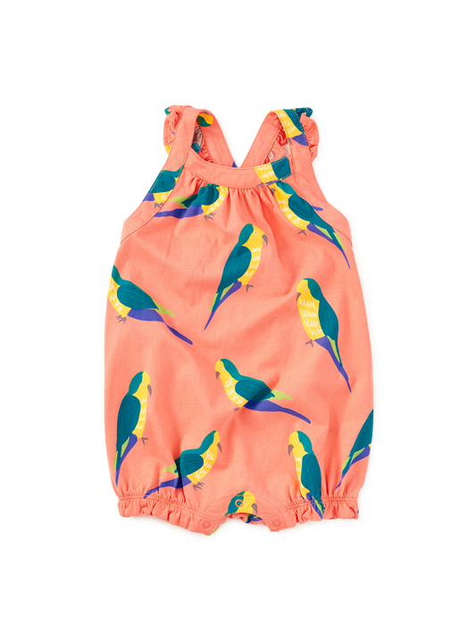Cross-Back Baby Romper