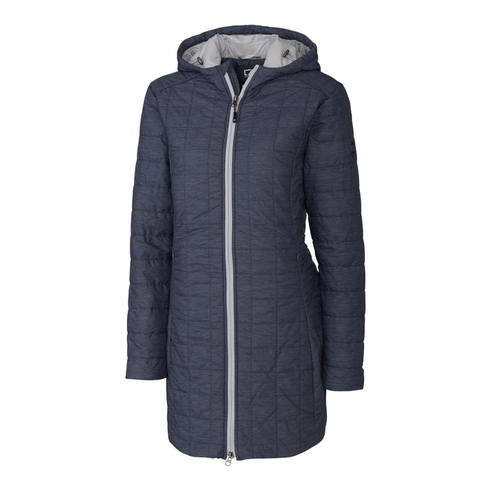 Cutter & Buck Rainier PrimaLoft Women's Eco Insulated Hooded Long Coat